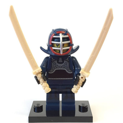 LEGO Minifigure-Kendo Fighter-Collectible Minifigures / Series 15-COL15-12-Creative Brick Builders